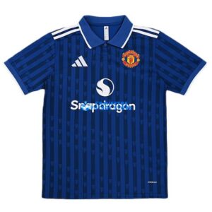 Maglia Manchester United Calcio 2025/2026 Blu