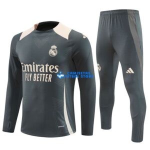 Felpa Da Allenamento Real Madrid 2024/2025 Kit Grigio