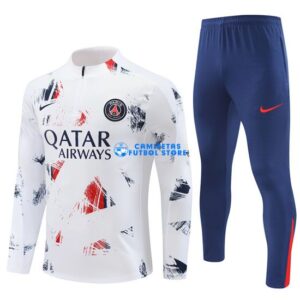 Felpa Da Allenamento PSG 2024/2025 Kit Bianco/Blu