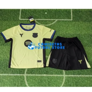 Maglia Barcelona 2025/2026 Edizione Speciale Giallo Bambino Kit