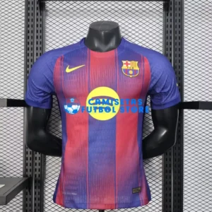 Maglia Barcellona 1ª Calcio Rosso/Blu 2025/2026 (EDIZIONE GIOCATORE)