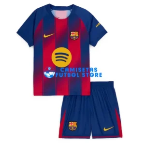 Maglia Barcellona 1ª Calcio 2025/2026 Blu/Rosso Bambino Kit