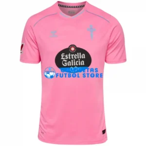 Maglia Celta de Vigo 3ª Calcio 2025/2026 Rosa con Parche La Liga