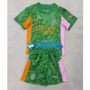 Maglia Portiere AC Milan 3ª Calcio 2025/2026 Verde Bambino Kit
