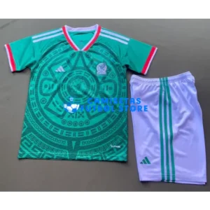 Maglia Messico 1ª Calcio 2026 Verde Bambino Kit