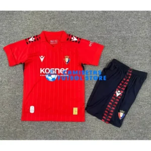 Maglia Osasuna 1ª Calcio 2025/2026 Rosso Bambino Kit