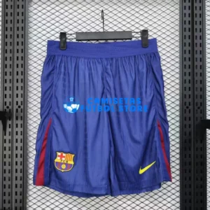 Pantaloncini Barcellona 1ª Calcio 2025/2026 Blu/Rosso (EDIZIONE GIOCATORE)
