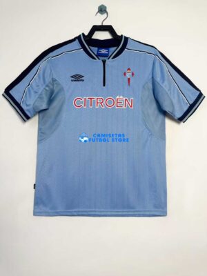 Maglia Celta de Vigo Local Retro 1999/2000 Blu