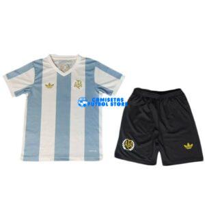 Maglia Argentina 50th Calcio 2024/2025 Bambino Kit