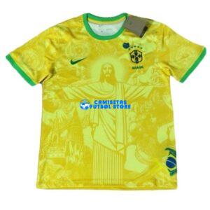 Camisetas Brasile Jesús Giallo Calcio 2024/2025