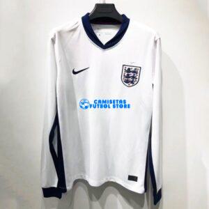 Maglia Inglaterra 1ª Calcio 2024/2025 Manga Larga