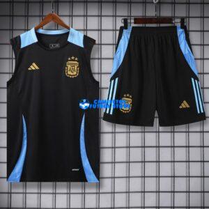 Maglia Argentina Sin Mangas 2024-2025 Nero