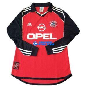 Maglia Bayern Munich 1ª Calcio 2000/2001 Manica Lunga Retro