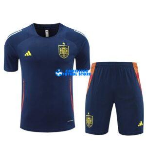 Maglia Spagna Calcio 2024/2025 Blu Marino