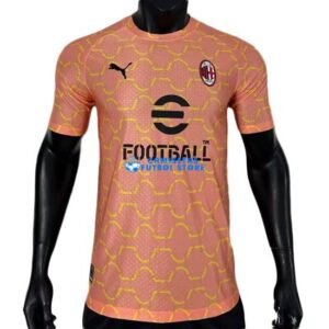 Maglia AC Milan Calcio 2025/2026 (EDIZIONE GIOCATORE) Arancia Logo