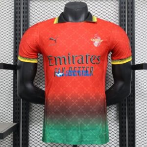 Maglia AC Milan Calcio 2025/2026(EDIZIONE GIOCATORE)Rosso/Verde