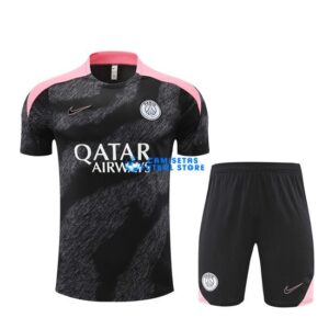Maglia PSG Calcio 2024/2025 Nero/Rosa