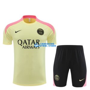Maglia PSG Calcio 2024/2025 Giallo/Rosa/Nero