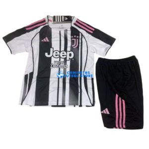 Maglia Juventus 1ª Calcio 2025/2026 Bambino Kit