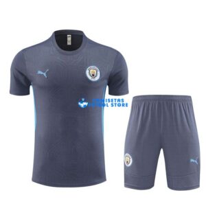 Maglia Manchester City Calcio 2024/2025 Grigio
