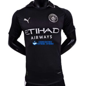 Maglia Manchester City Calcio 2025/2026 (EDIZIONE GIOCATORE) Nero