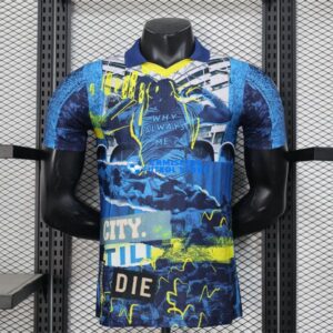 Maglia Manchester City Calcio 2025/2026 (EDIZIONE GIOCATORE) Blu