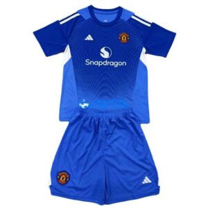 Maglia Manchester United Portiere 1ªCalcio 2025/2026 Bambino Kit