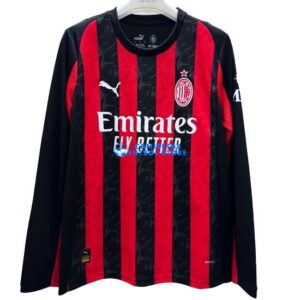 Maglia AC Milan 1ª Calcio 2025/2026 Manica