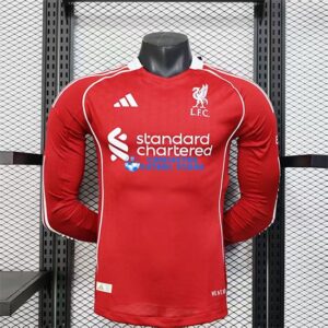 Maglia Liverpool 1ªCalcio 2025/2026(EDIZIONE GIOCATORE)Manica