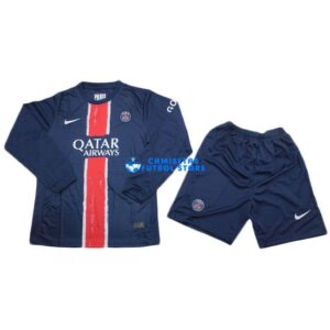 Maglia PSG 1ªCalcio 2024/2025 Manica Bambino Kit