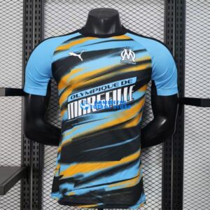 Maglia Marsella Pre-Partita Calcio 2025/2026 (EDIZIONE GIOCATORE) Blu