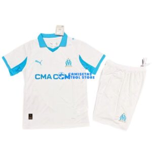 Maglia Marsella 1ª Calcio 2025/2026 Bambino Kit