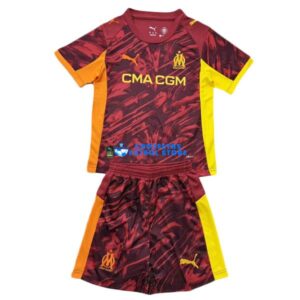 Maglia Marsella Portiere 1ª Calcio 2025/2026 Bambino Kit