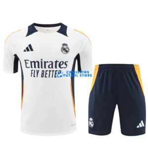 Maglia Real Madrid Calcio 2024/2025 Bianco/Arancia