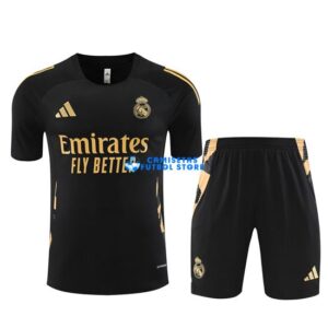 Maglia Real Madrid Calcio 2024/2025 Nero/Dorado