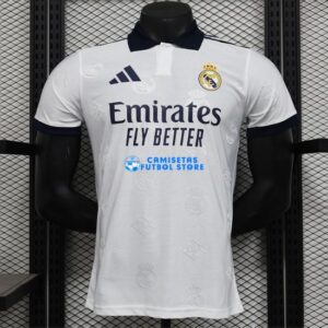 Maglia Real Madrid Pre-Partita Calcio 2025/2026(EDIZIONE GIOCATORE)Bianco