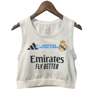 Maglia Real Madrid 1ª Calcio 2025/2026 Donna Senza Maniche
