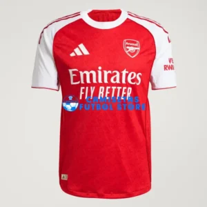 Maglia Arsenal 1ª Calcio 2025/2026 Rosso/Bianco
