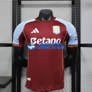 Maglia Aston Villa 1ª Calcio 2025/2026 Rosso Oscuro (EDIZIONE GIOCATORE)