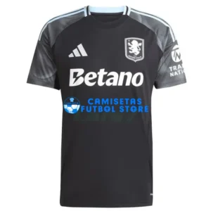 Maglia Aston Villa 2ª Calcio 2025/2026 Nero