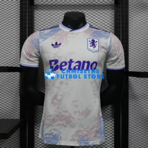 Maglia Aston Villa 3ª Calcio 2025/2026 Bianco Roto (EDIZIONE GIOCATORE)