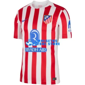Maglia Atlético de Madrid 1ª Calcio 2025/2026 Rosso/Bianco