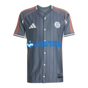 Maglia Bayern Múnich 2025/2026 Baseball Shirt Grigio