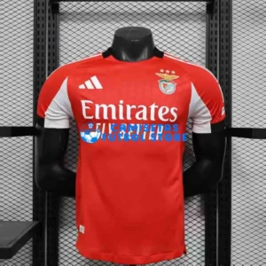 Maglia Benfica 1ª Calcio 2025/2026 Rosso (EDIZIONE GIOCATORE)