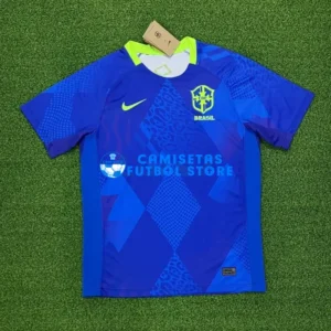 Maglia Brasile 2ª Calcio 2025 Blu