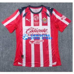 Maglia Chivas 1ª Calcio 2025/2026 Rosso/Bianco (EDIZIONE GIOCATORE)