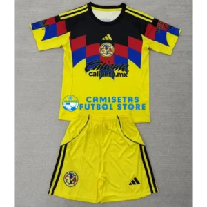 Maglia Club América 1ª Calcio 2025/2026 Giallo Bambino Kit