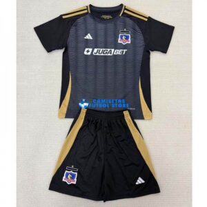 Maglia Colo-Colo 2ª Calcio 2025/2026 Bambino Kit Nero