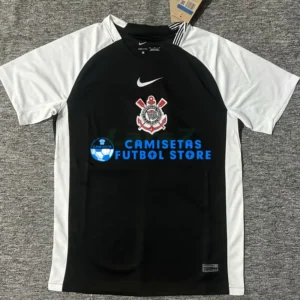 Maglia Corinthians 2ª Calcio 2025/2026 Nero