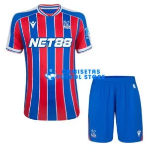 Maglia Crystal Palace FC 1ª Calcio 2025/2026 Rosso/Blu Bambino Kit